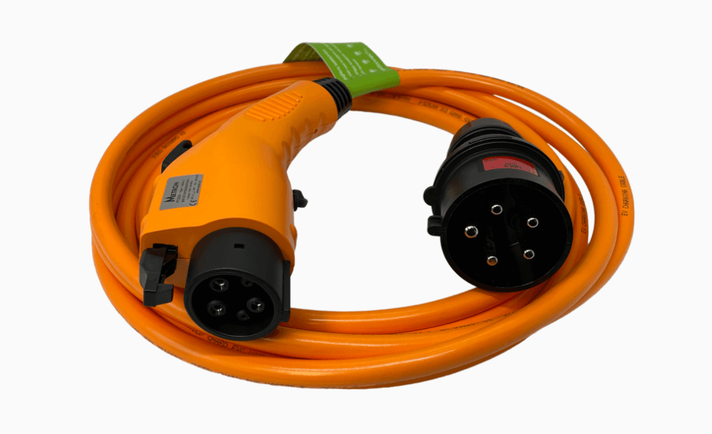 Laddkabel CEE - Typ 1, enfas, 230V, 6-32A