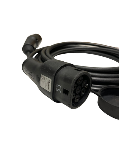 Tesla laddkabel - Typ 2, 16A/32A, 3-fas, 8m (bättre begagnad)