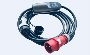 Mode 2 laddkabel, Typ 2, trefas, 400V, 22kW